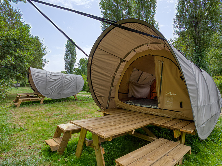 tent rental camping in périgord
